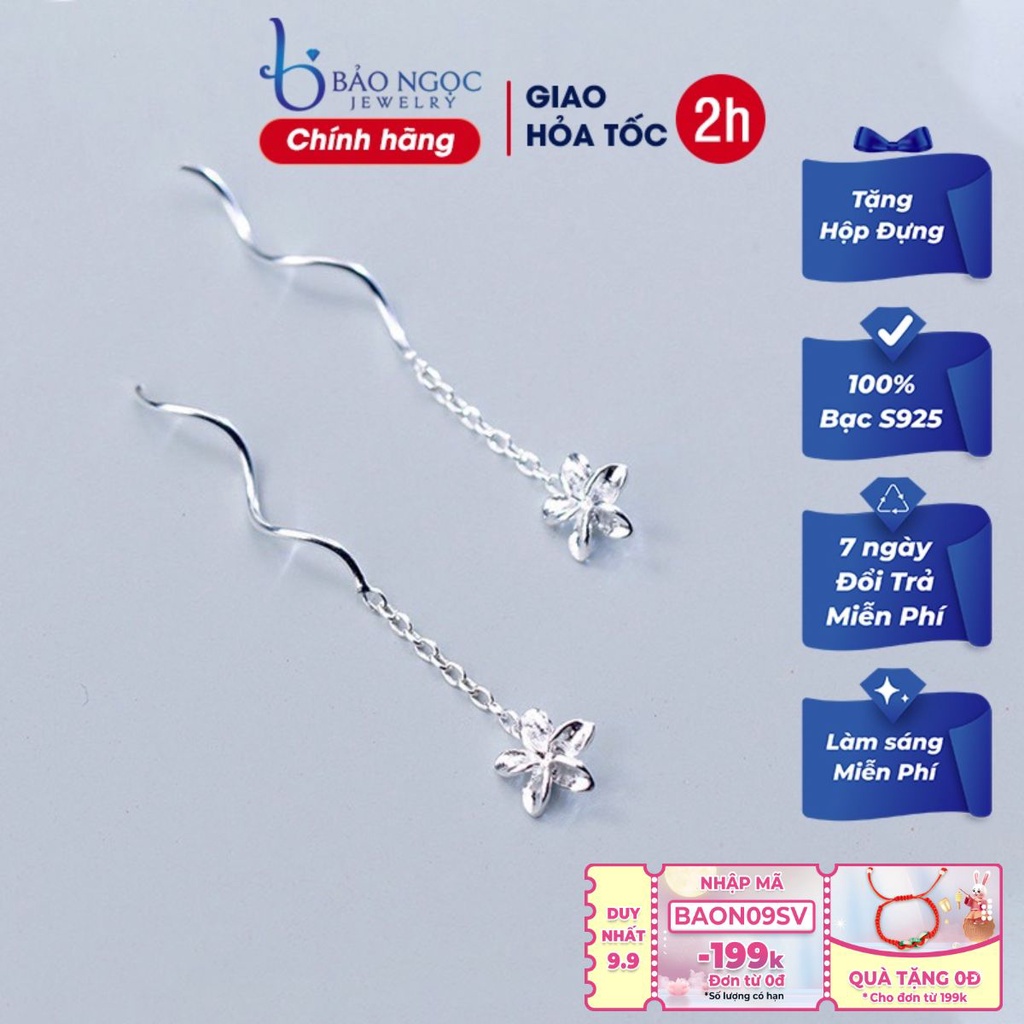 Khuyên Tai Nữ Dài Cá Tính S925 B2449-Bảo Ngọc jewelry