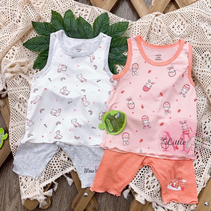 Bộ quần áo ba lỗ Bé Gái Judoby JB281 (Sz 9-36M)