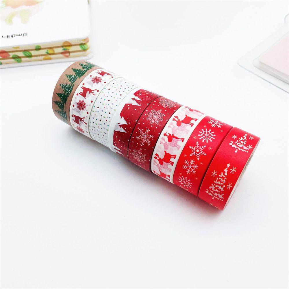 Cuộn Băng Dính 6 Kiểu Trang Trí Cây Thông Noel 15mmX10M