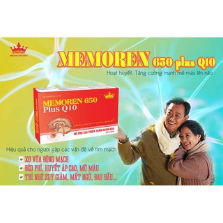 Hoạt huyết dưỡng não Memoren ginkgo plus Q10 Kingphar