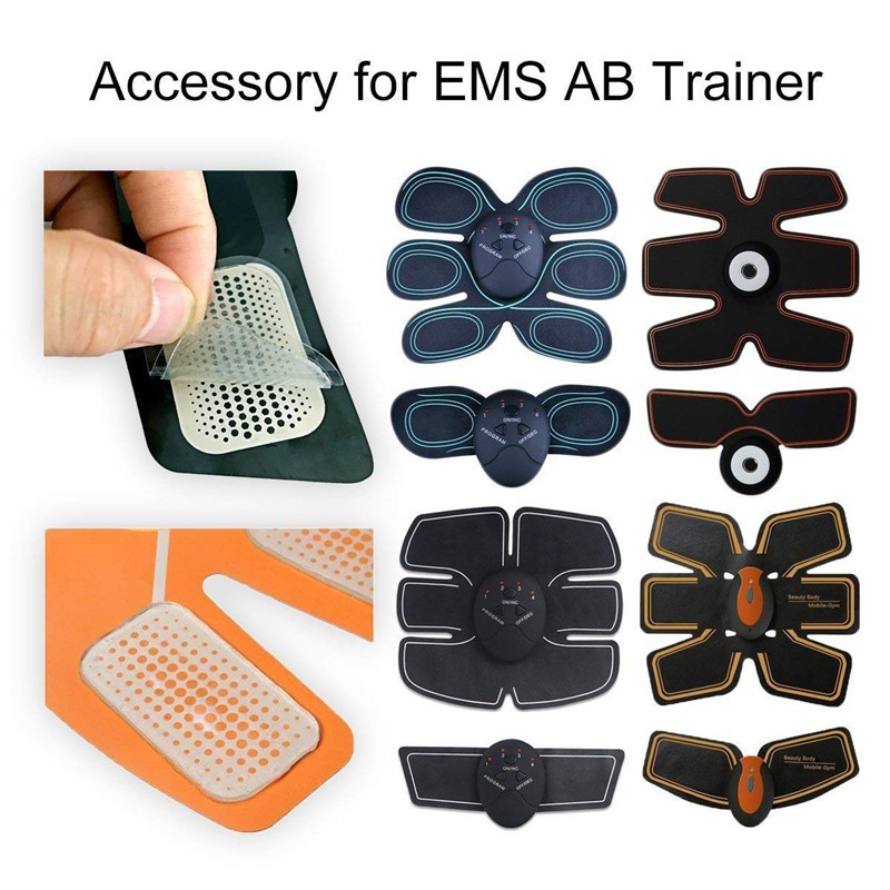 48 Pcs Gel Pads for EMS Abdominal Trainer Muscle Exerciser Slimming