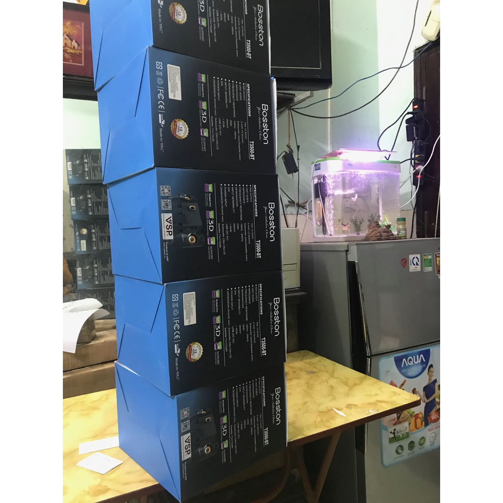 Loa vi tính Bosston Bluetooth 2.1 T3500-BT có điều khiển từ xa, thẻ nhớ -âm thanh mạnh mẽ bh 12 tháng