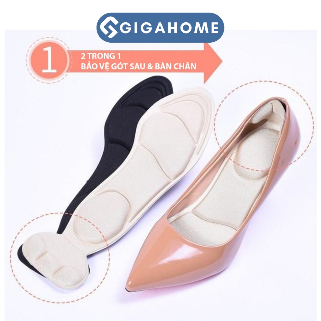 Miếng Lót Giày Cao Gót Mũi Nhọn GIGAHOME Cho Giày Bị Rộng Và Êm Chân 9540