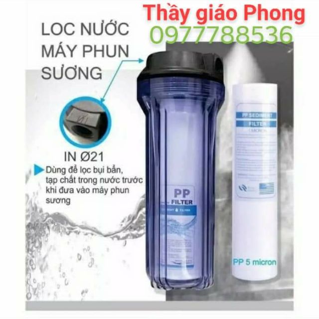 Bộ lọc nước máy phun sương