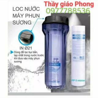 Bộ lọc nước máy phun sương