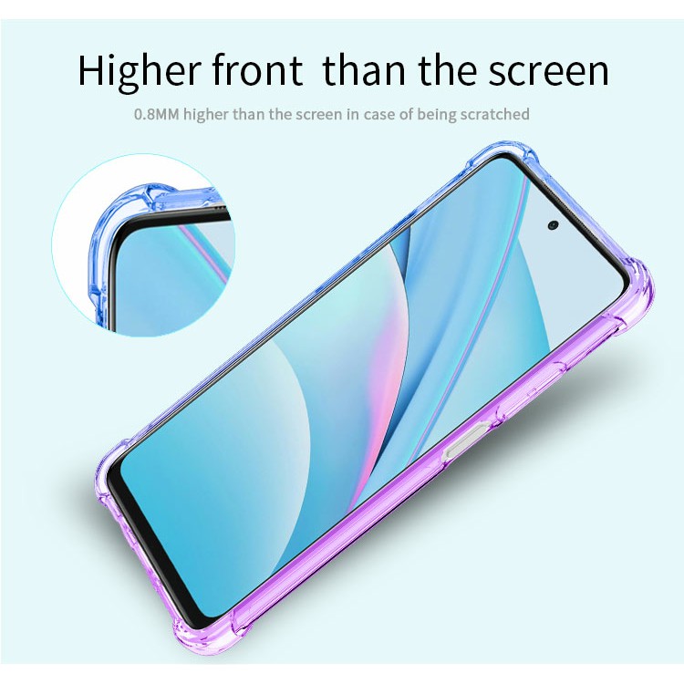 Ốp lưng Xiaomi Mi 10T Lite / Note 9 Pro 5G dẻo đa sắc lồi 4 góc ôm khít máy
