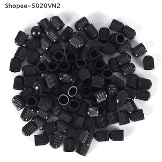 Bộ 100 Nắp Nhựa Màu Đen Đậy Van Lốp Xe Hơi / Xe Máy