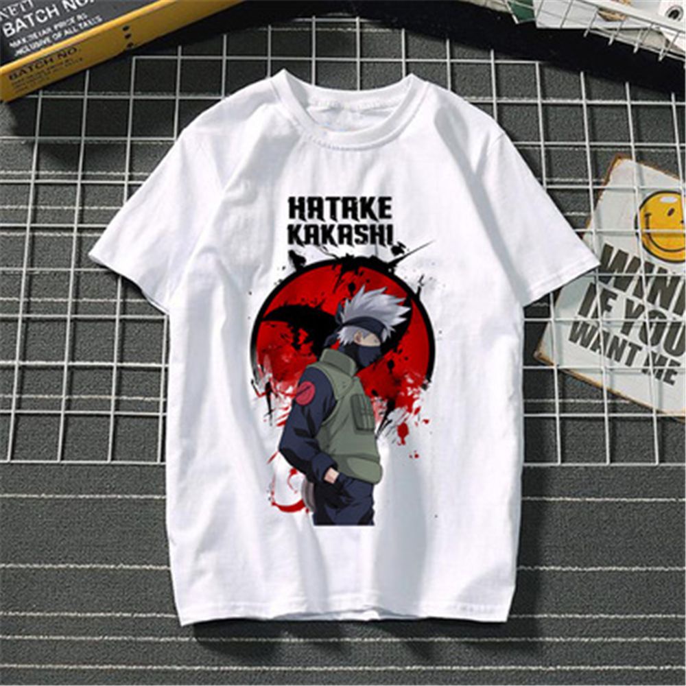 Áo thun tay ngắn cổ tròn in hình Naruto - Sasuke - Itachi - Kakashi thời trang cho nam và nữ | BigBuy360 - bigbuy360.vn