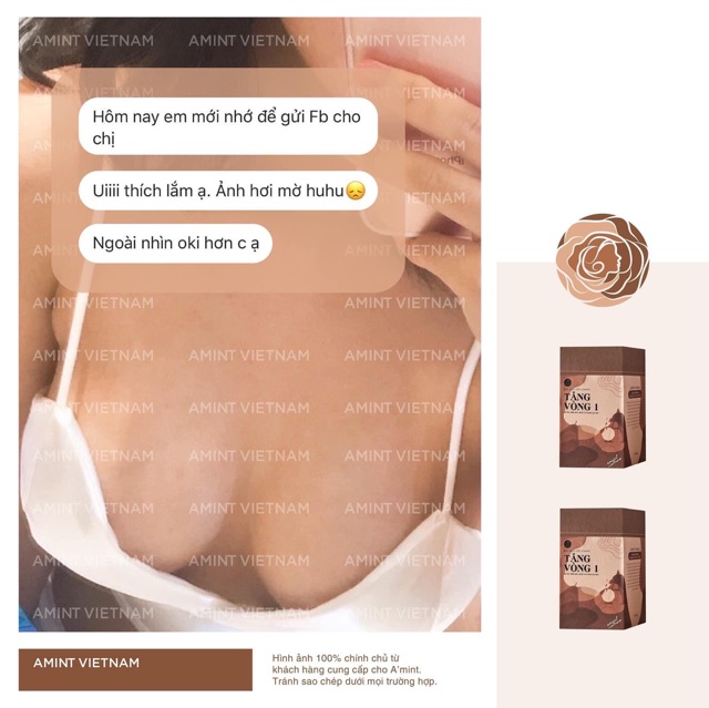 Bộ đôi A'mint tăng size vòng 1+ Giảm mỡ bụng nhanh an toàn (Freeship+kèm quà) Bột cacao và tinh dầu ấn huyệt Amint | BigBuy360 - bigbuy360.vn