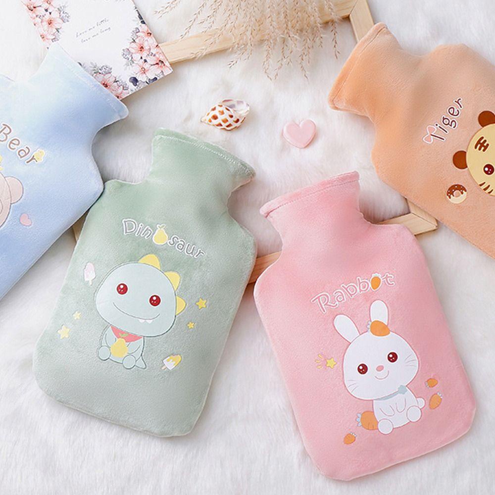 WATTLE Túi Chườm Nước Nóng 500ml Họa Tiết Hoạt Hình Dễ Thương