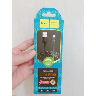 DÂY SẠC MICRO USB HOCO X14 DÀI 2M