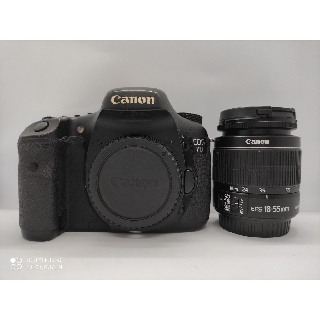 MÁY ẢNH canon 7D + LENS 18-55  NEW 95%