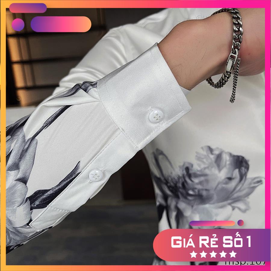 Áo sơ mi TSM Họa Tiết hoa 3D thời thượng mã 105 và 106