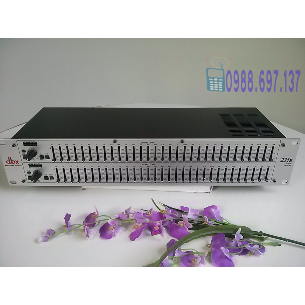 Lọc xì âm thanh equalizer cao cấp DBX 231S + Tặng dây CANON