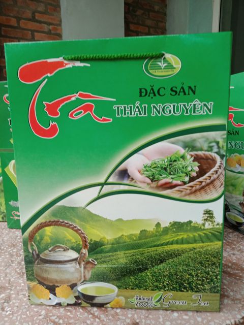 [ Giá xuất xưởng] TÚI SÁCH GIẤY ĐỰNG TRÀ THÁI NGUYÊN ( TRÀ BẮC) loại 1kg ( chè Tân Cương)