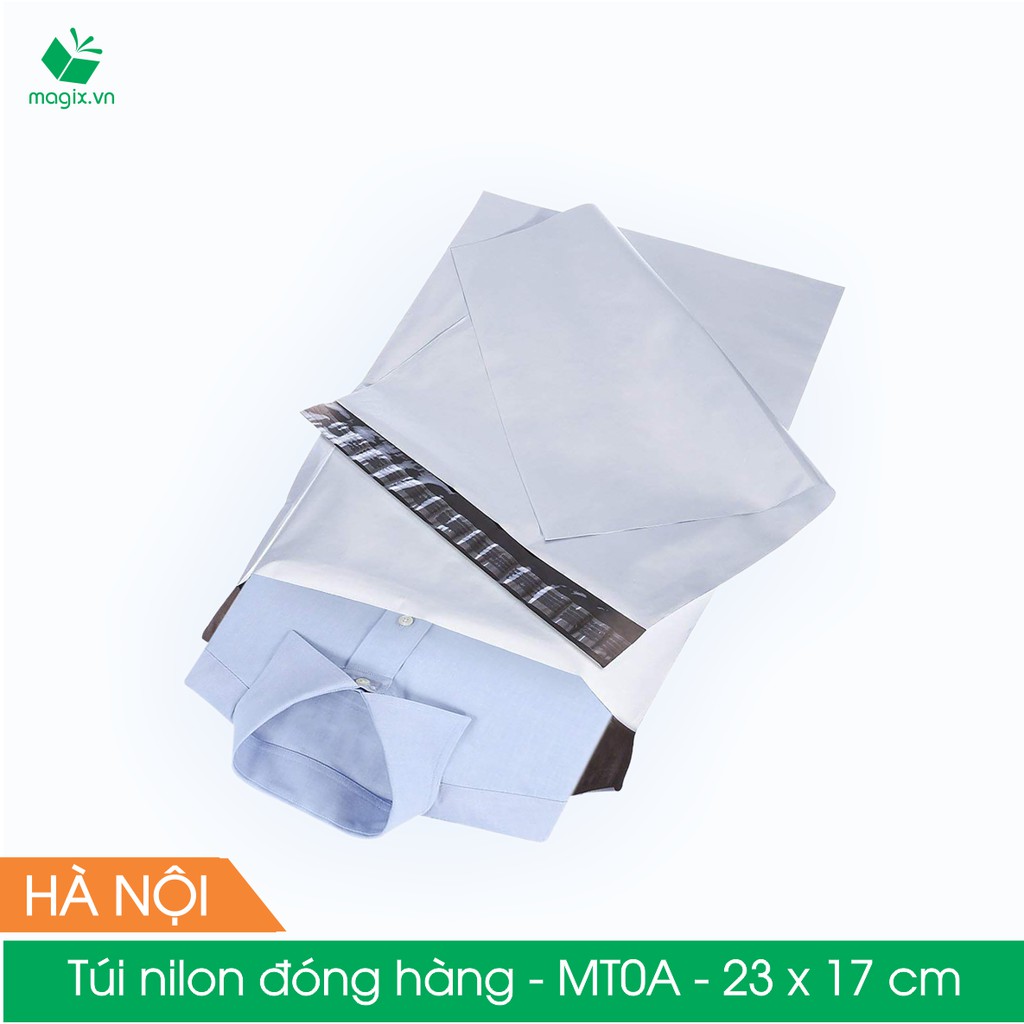 MT0A - 23x17 cm - 300 túi nilon 2 lớp đóng hàng thay thùng hộp carton