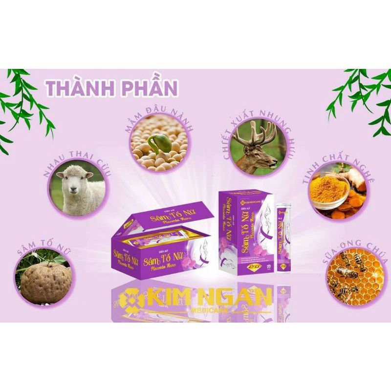 :Viên sủi Sâm Tố Nữ Hỗ Trợ Tăng Vòng Một .