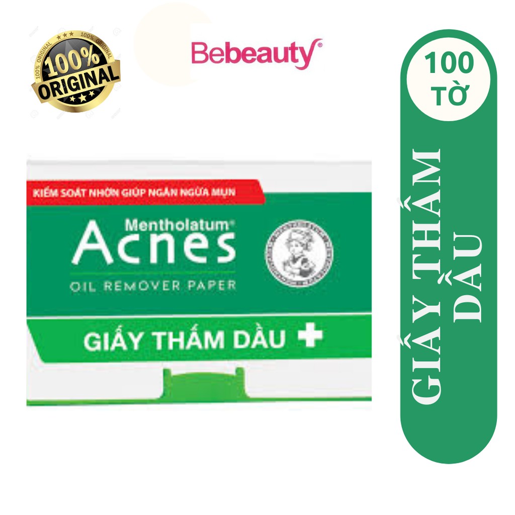 Giấy Thấm Dầu Acnes Kiểm Soát Nhờ Hiệu Quả 100 tờ - 0513599