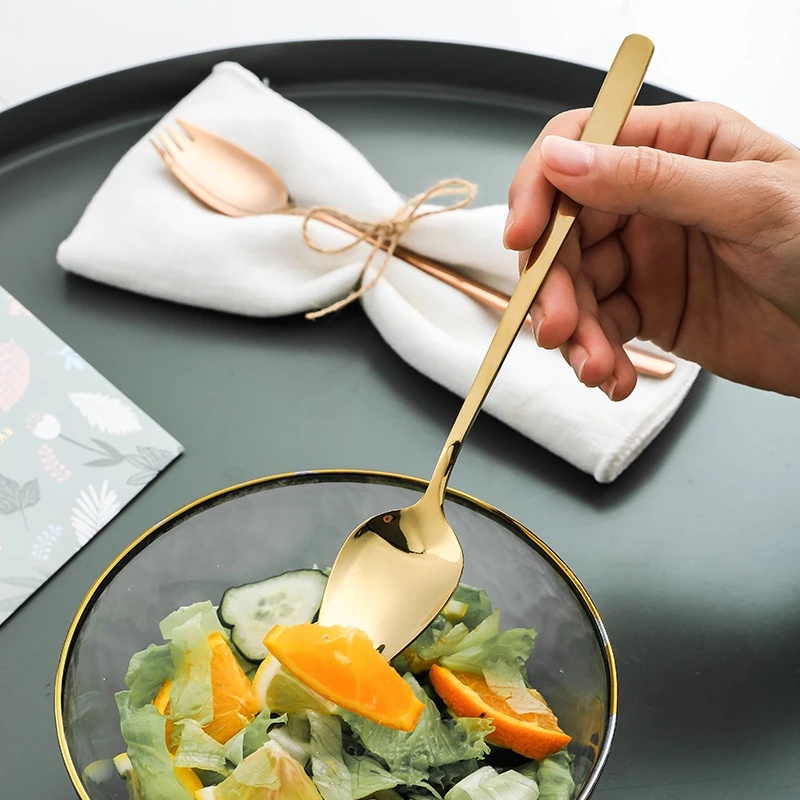 Nĩa ăn trái cây bằng thép không gỉ
