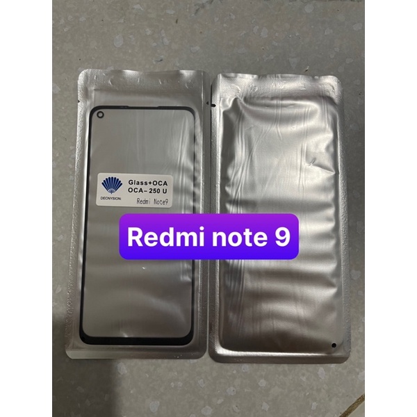 kính ép sẵn keo xiaomi Redmi note 9