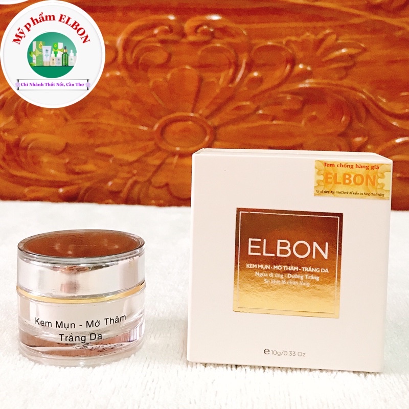 Kem Mụn, Trắng Da, Mờ Thâm ELBON - Thành Phần Thiên Nhiên