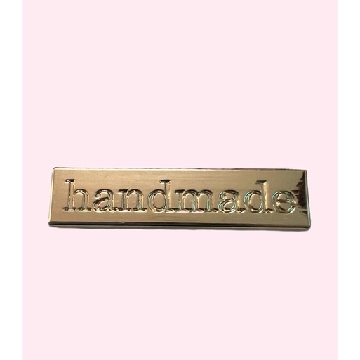 Mác trang trí túi xách chữ Handmade