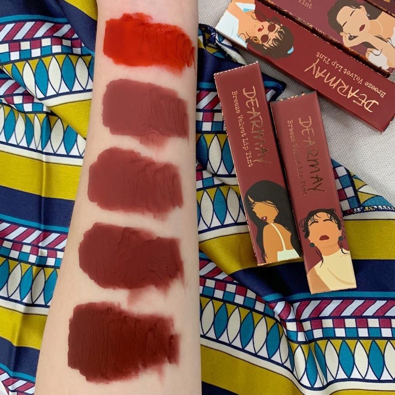 Son Kem Lì, Lên Màu Chuẩn, Mịn Mượt Như Nhung Dearmay Breeze Velvet Lip Tint 4.4g