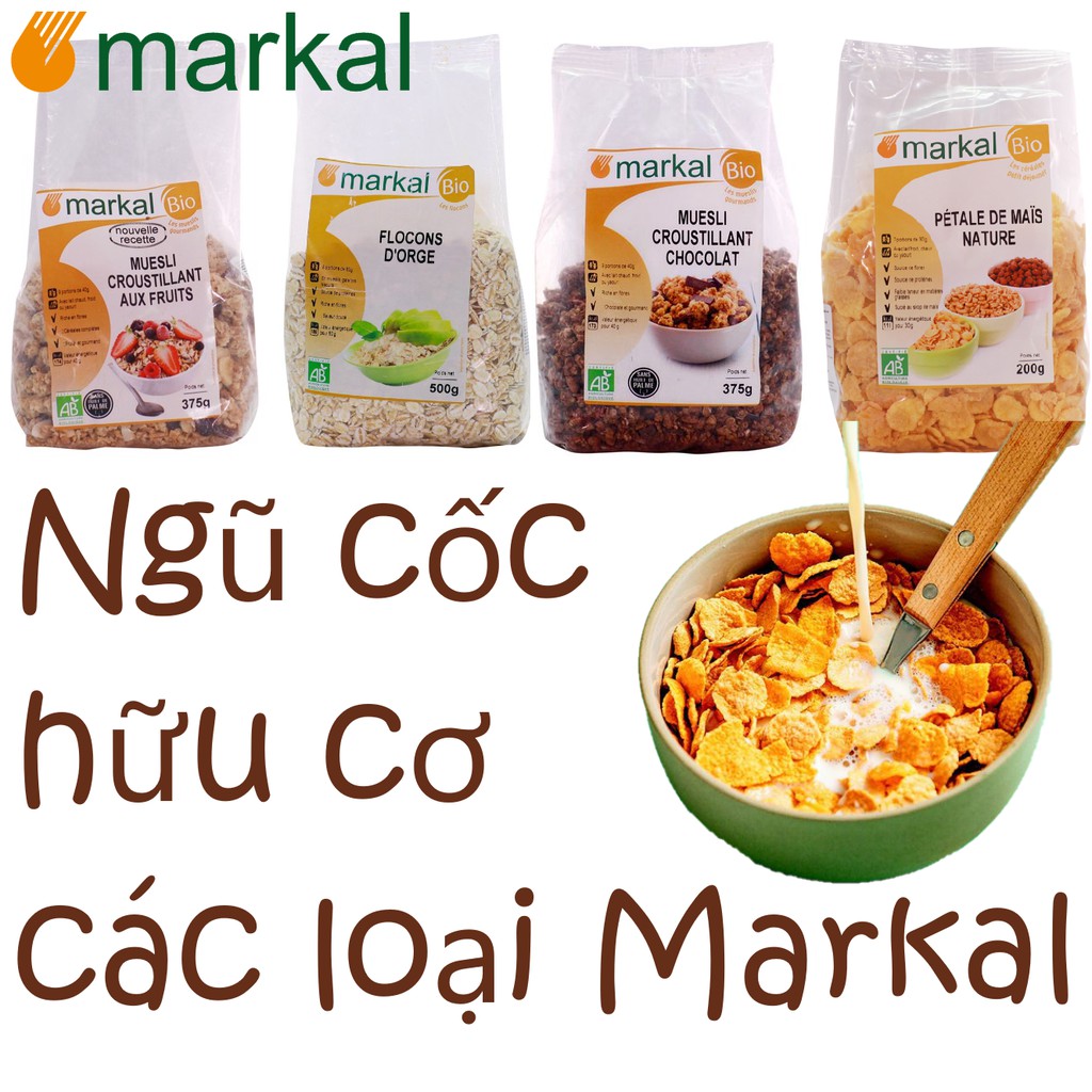 ( 5 loại) Ngũ cốc hữu cơ các loại Markal