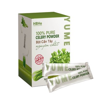 Bột Cần Tây sấy lạnh nguyên chất 100% - Yume Celery Powder (20 gói)