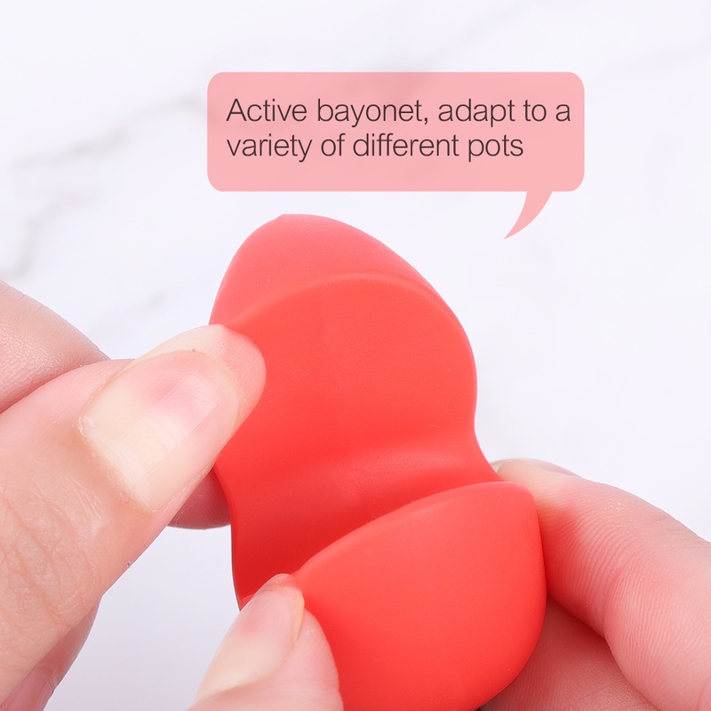 Kẹp Silicone Nhấc Nồi Chống Tràn Hình Đùi Gà Cà Rốt Dễ Thương