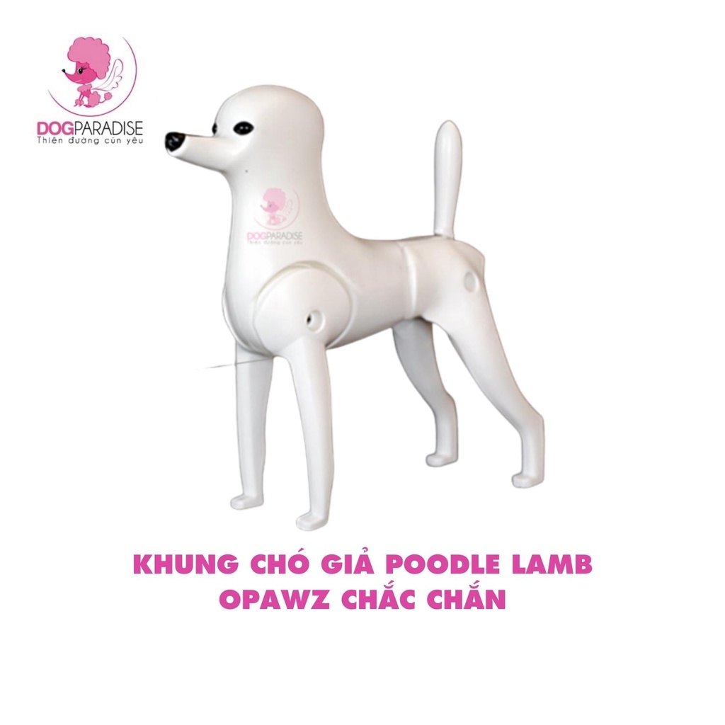 Khung chó giả Poodle Lamb OPAWZ chắc chắn lắp ráp dễ dàng - Dog Paradise