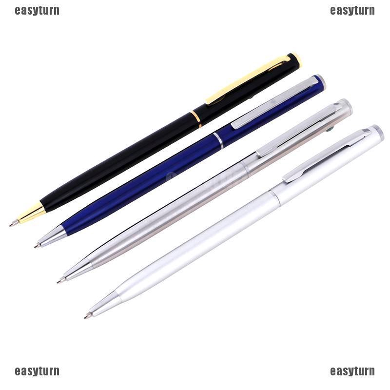 🌸ĐẦY ĐỦ 🌸Luxury Metal Ballpoint Pen 1mm Black Ink Gel Pen Office Writing Stationery Gift