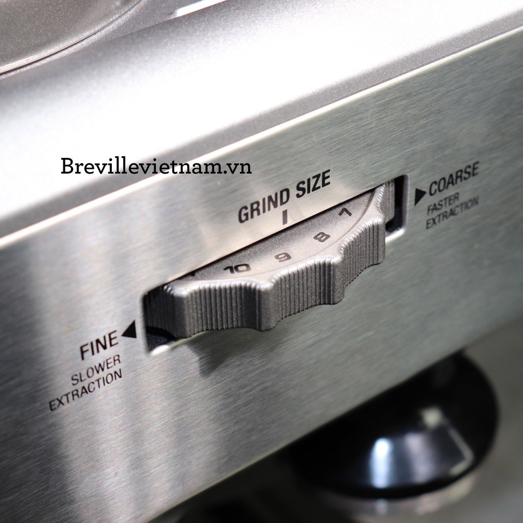 Máy pha cà phê Breville 870 1 Group (tặng kèm bộ phụ kiện: Tamping mặt đế cao su + Hộp đạp bã + Hộp bột vệ sinh)