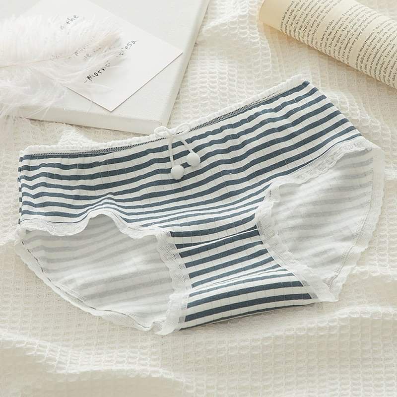 Quần Lót Nữ Cotton Xanh Dễ Thương Kháng Khuẩn Mềm Min Underwear - 71118