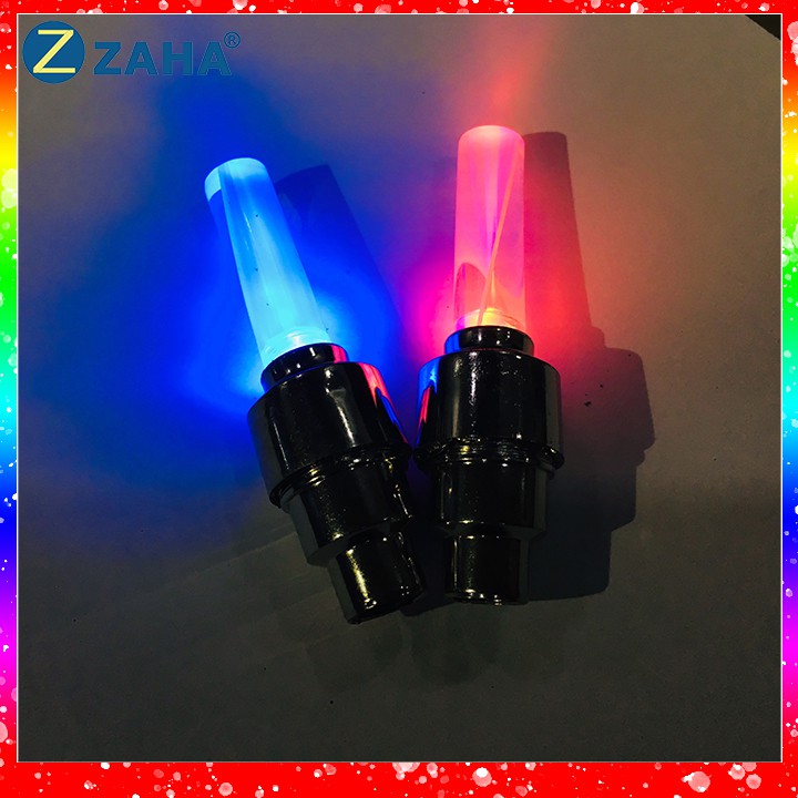 Đèn led xe máy 7 màu gắn van xe đạp xe máy ô tô