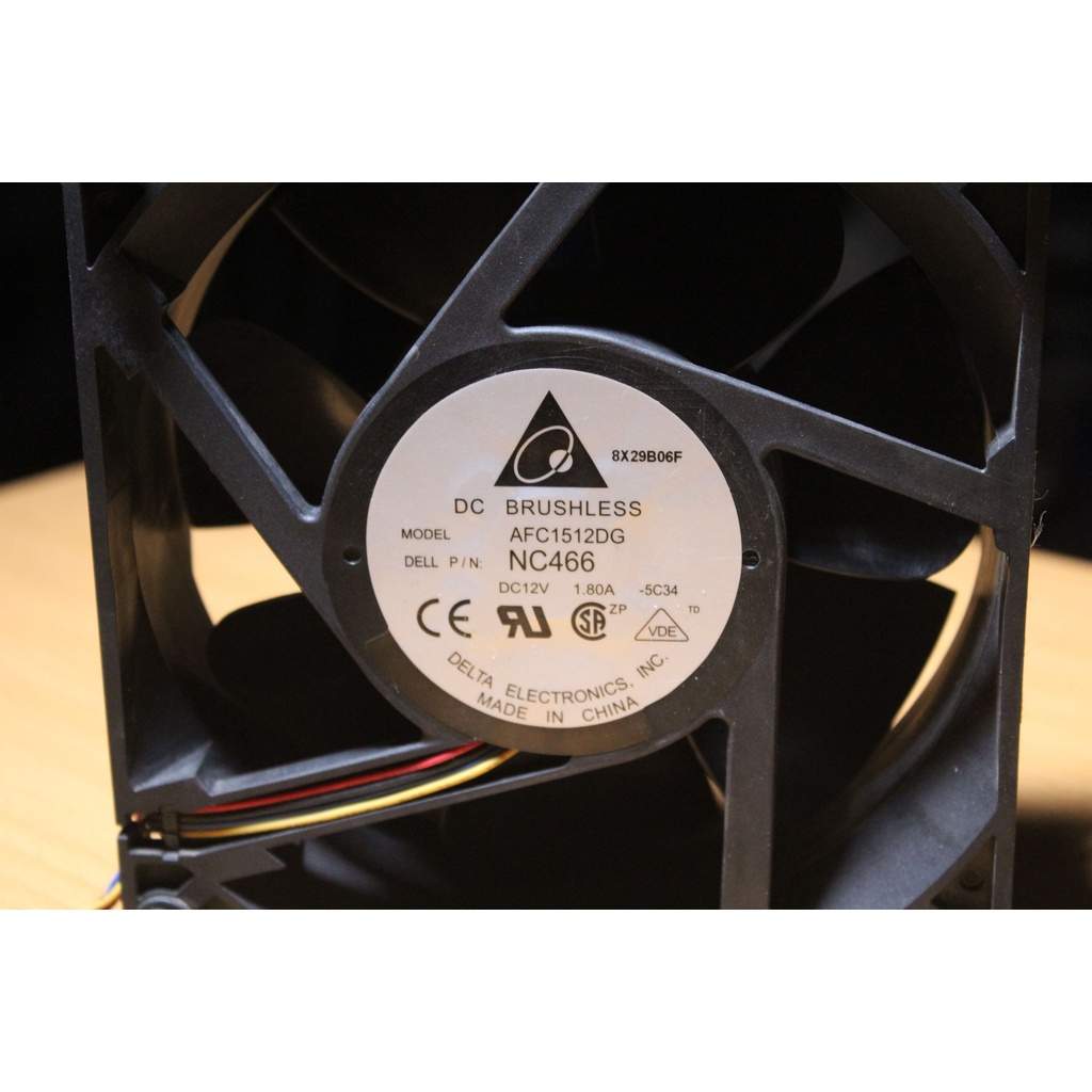 Quạt tản nhiệt 15x15x5cm, Fan server máy chủ vuông 15cm 12v 1.8A gió thổi mạnh