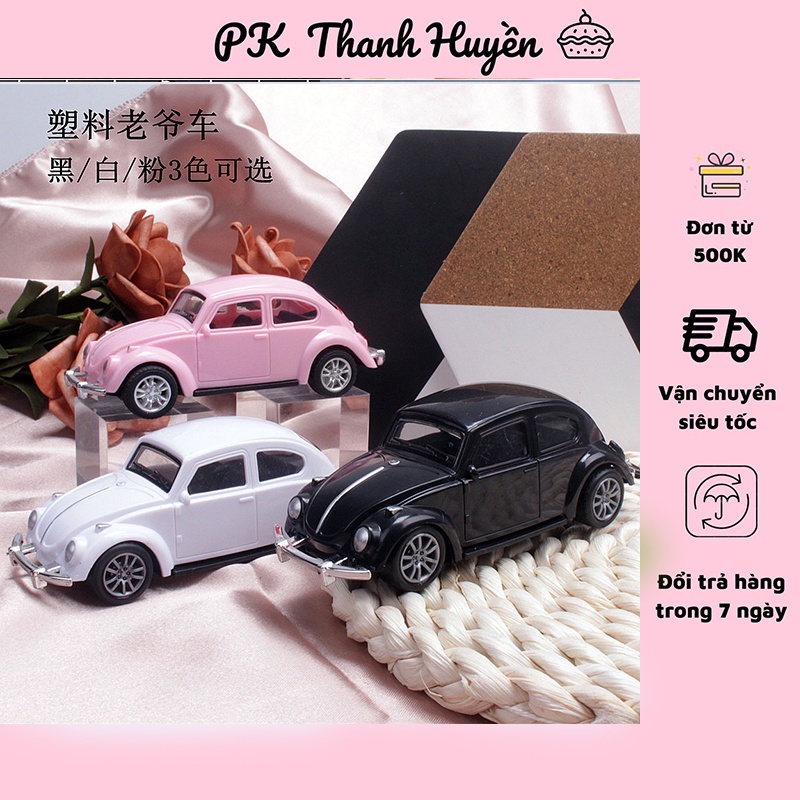 xe ô tô cổ điển - Phụ kiện trang trí bánh sinh nhật, bánh kem