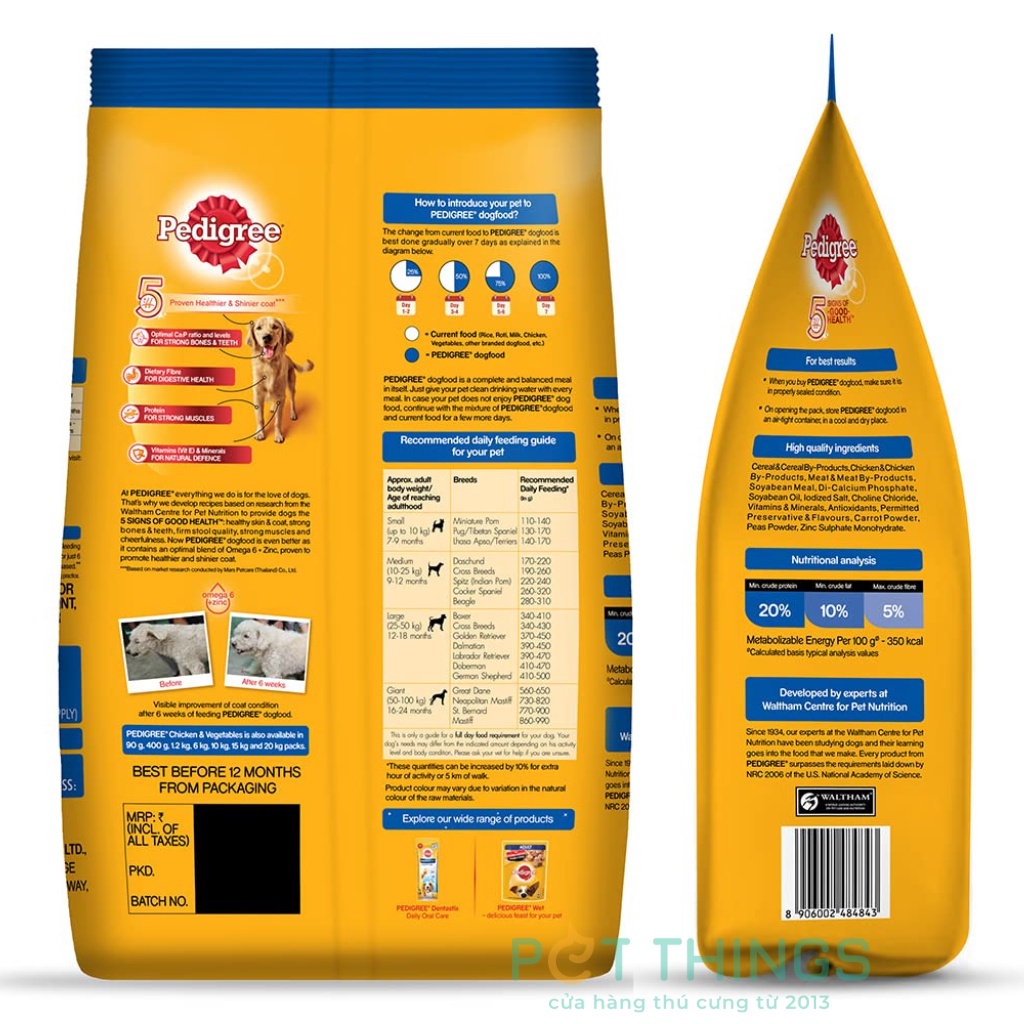 Thức ăn Hạt khô cho chó Pedigree