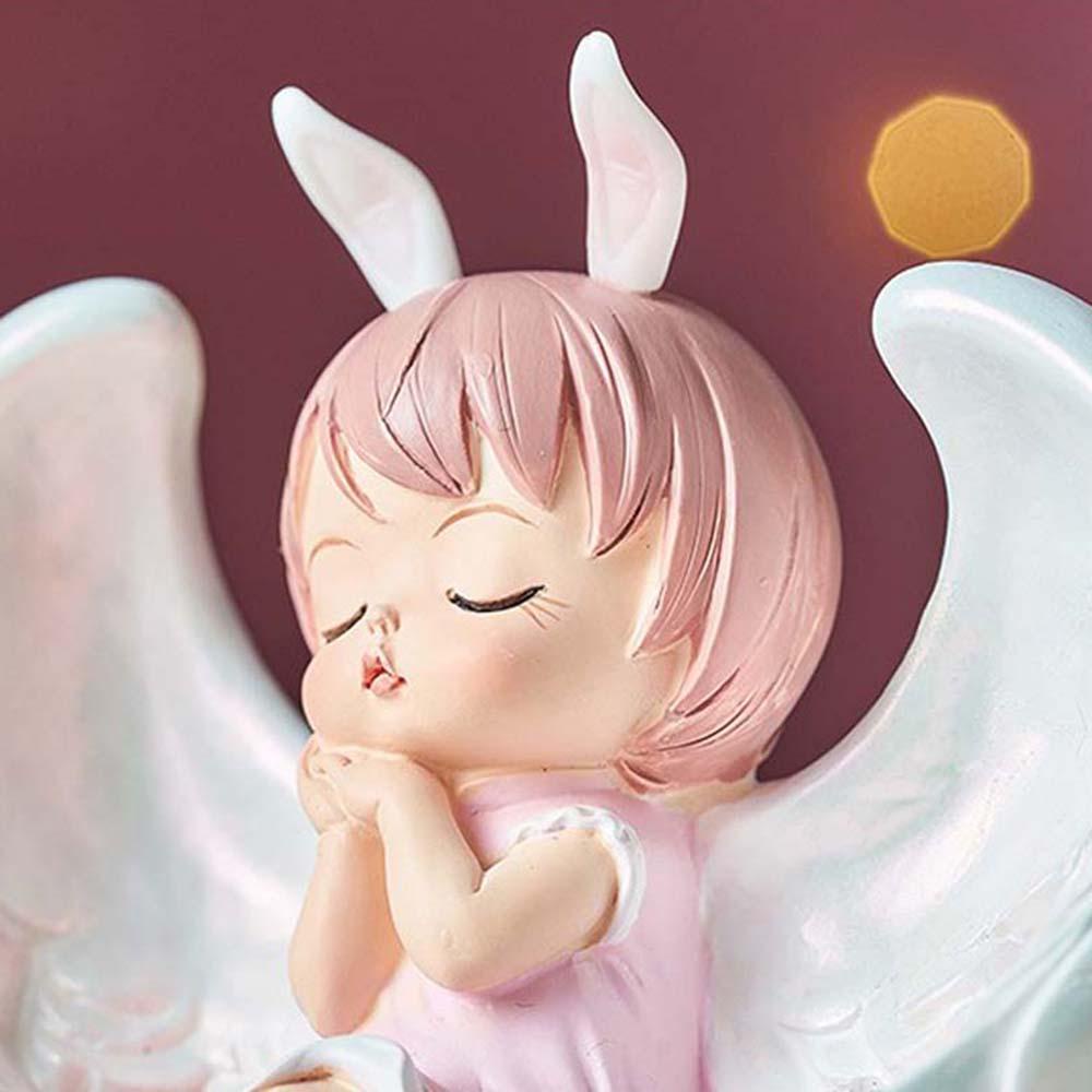 HARRIETT Mô Hình Thiên Thần Bằng Nhựa Resin Dễ Thương Hiện Đại Phong Cách Bắc Âu Trang Trí Sân Vườn