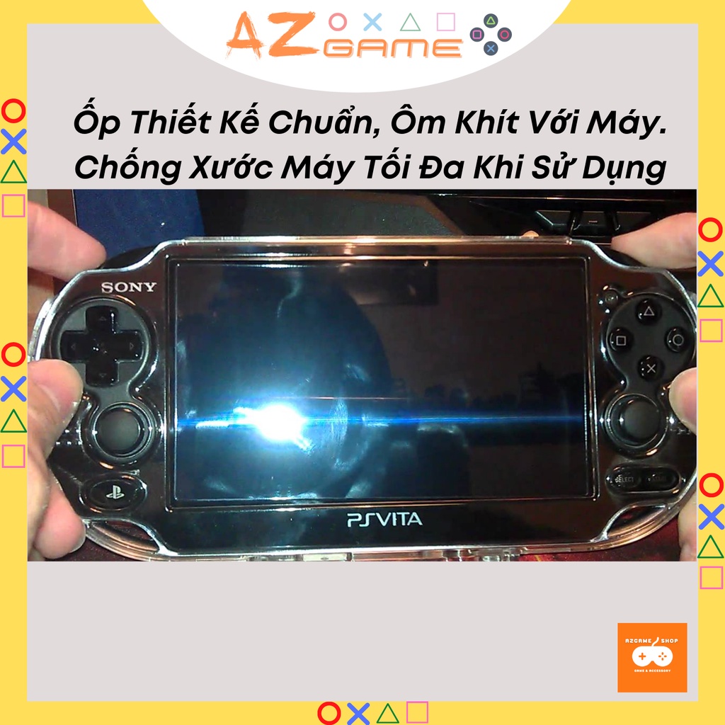 Ốp Case Crystal trong suốt cho Ps Vita 1000 2000