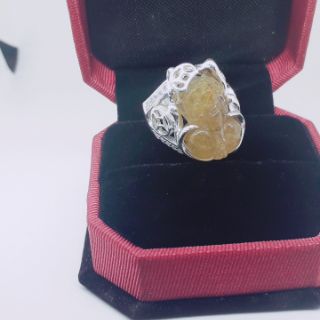 Nhẫn tỳ hưu tóc vàng nam