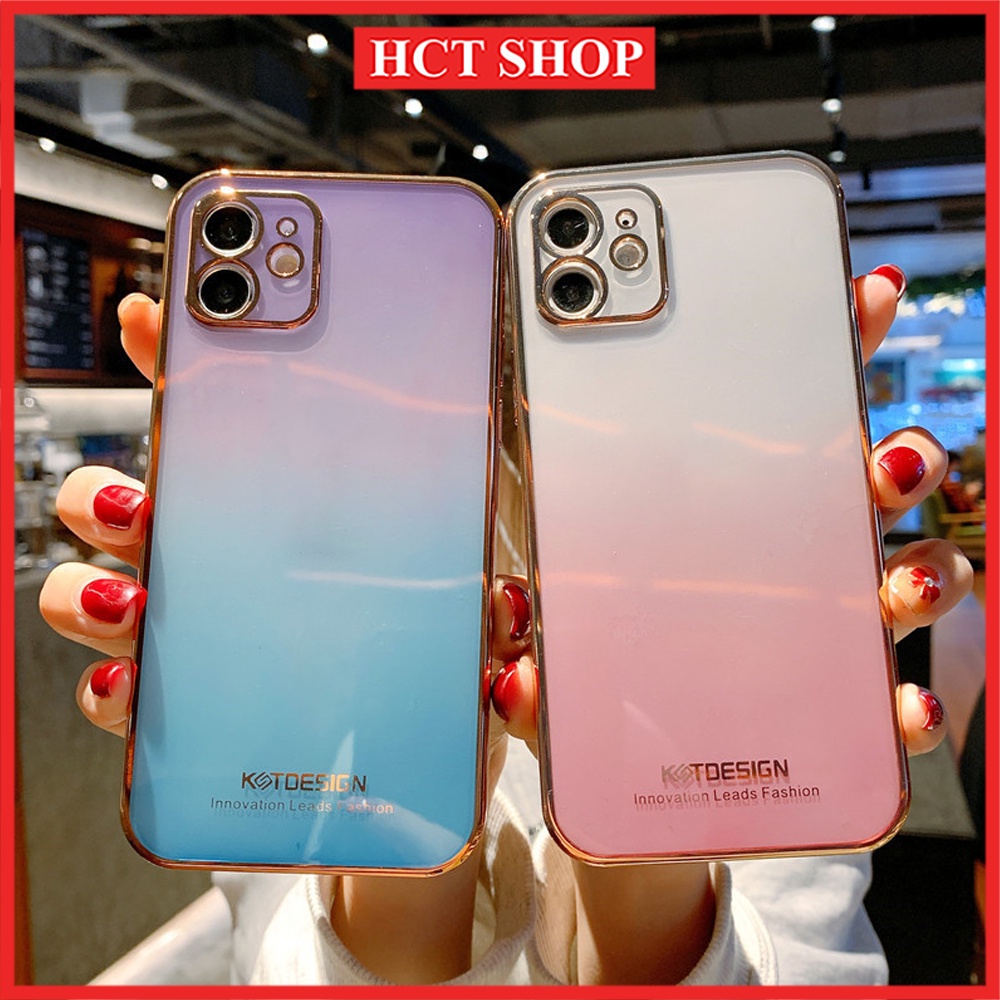 Ốp lưng dẻo, màu loang, bảo vệ camera cho iPhone 11Promax, 12Promax, 13Promax chính hãng KST Design