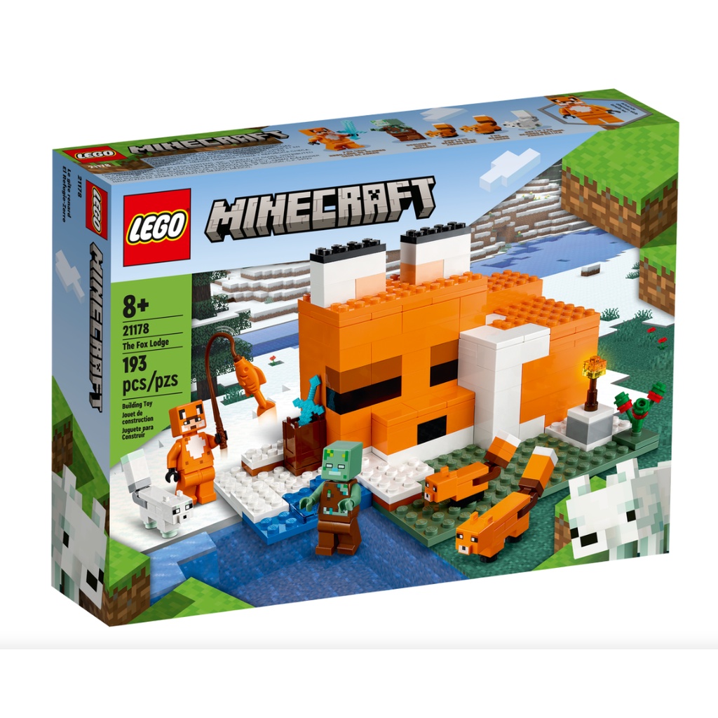 Lego HaHa - Lego Minecraft - Nhà Cáo - 21178
