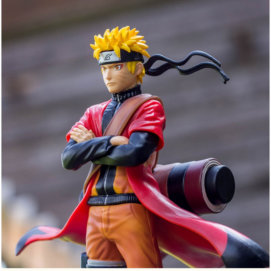 Mô hình Naruto trang thái tiên nhân fairy mode 2 cóc trên vai