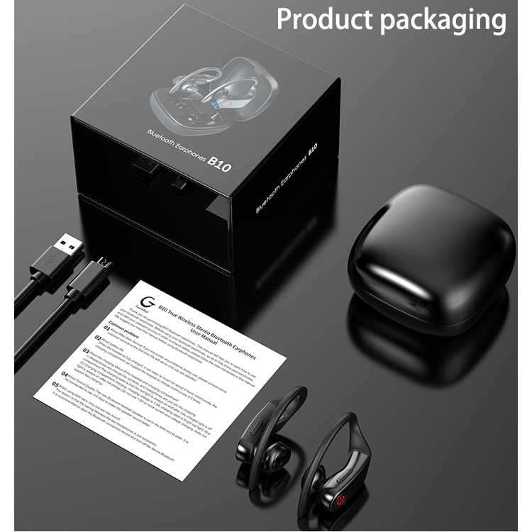 Tai nghe Bluetooth 5.0 Newmsnr B10 chống thấm nước IPX6