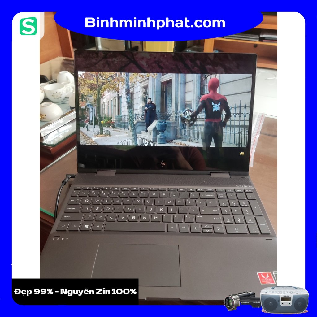 Laptop cũ giá rẻ Hp Envy x360 15m-cp0xxx Ryzen 5 2500U /8 /256 / 15.6 Nguyên Zin , đẹp 99% | học sinh , sinh viên