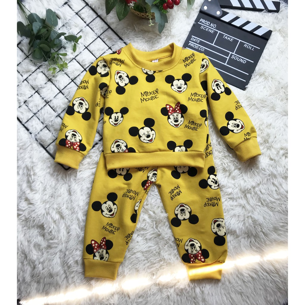 Đồ bộ cho bé gái hình mickey từ 8 - 18 kg