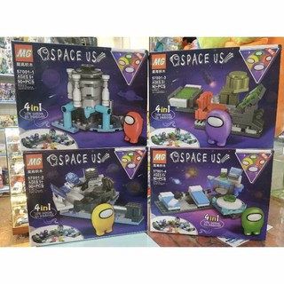 Bộ xếp hình among space among us