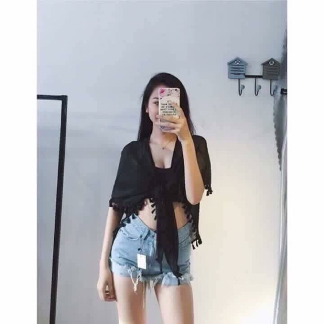 Kimono khoác ngoài bikini