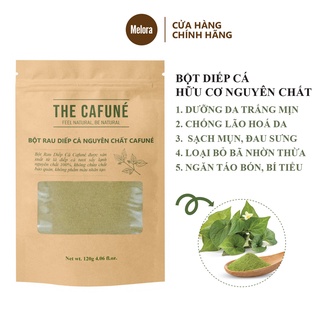 Bột diếp cá sấy lạnh hữu cơ chính cafuné nguyên chất 100 - 60 gram & 120 g